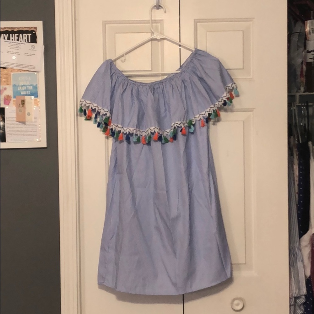 Off the shoulder dress